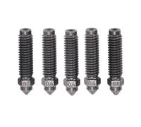 5PCS Nozzles Fit Carbon 3D Printer 0.2MM 0.8MM 0.4MM Hardened Steel Nozzle High Temperature Wear Resisting for Professional Printers