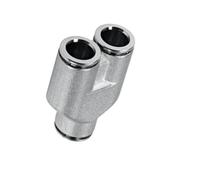 5pcs NPQH-Y Push-to-Connect Y-Type Pneumatic Connectors for Air Line Splitting in Automation & Machinery(NPQH-Y-Q8-E-P10)