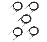 5Pcs NTC 10K 1% 3950 Thermistor Probes, 1M Waterproof Temperature Sensor Probe Stainless Steel Probe Temperature Measurement Control for Air Conditioners Refrigerators Water Heater Dishwasher