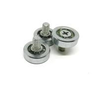 5PCS OD 19xM6 Screw Grease Lubricated Metal Drawer Bearing Roller JS19-C1L8W6M6 19mm Kitchen Storage Cabinet Metal Guide Wheel