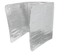 5pcs Oil Baffle Board Foldable Aluminum Foil Stove Protective Plate | Punch Free Installation, Smooth Non Stick Surface, Easy Wipe Panels, for Countertops and Gas Burners