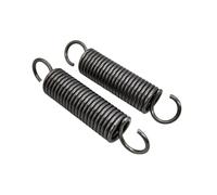 5pcs Open S-Hook Extension Springs, WD 1mm, OD 7mm, Length 280mm