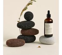 5PCS Original Design Natural Volcanic Rock Product Photography Background Prop Set