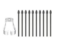 5PCS [Original OEM Tips] Tab S10FE S Pen Tips/Nibs Replacement for Samsung Galaxy Tab S10 Ultra / S10 Plus / S10 FE Stylus Pen Nibs Soft Silicone Tips (5PCS OEM/White)