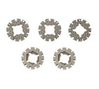5Pcs Oscillating Saw Blade Adapter Shank 25mm Multi Power Tool Accessories Oxidation-Resisting Steel for Woodworking DIY