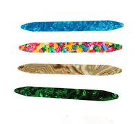 5Pcs Oud Plectrum, Professional Pattern Printed Oud Pick Set for School Performance, Enough Picks, Great Artistic Feeling, Standard Size, Shape Coordination, Reduces Stress on