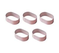 5PCS Oval-Shaped Cheesecake Mold, Yogurt Cakes Cheese Cookies Tarts Mousse Mold, Home Baking Tools