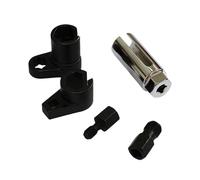 5Pcs Oxygen Sensor Wrench Kit Thread Chaser Tool Fit For Auto O2 Socket Removal Install Offset Vacuum Sensor Socket Socket Sockets