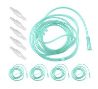 5pcs Oxygen Tubing Nasal Cannula for Oxygen 7FT Adult Nasal Cannula Tubing for Oxygen with 5PCS Oxygen Tubing Swivel Connector