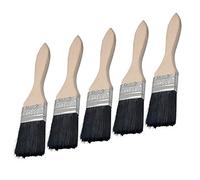 5Pcs Paint Brushes Decorating Set, 1" / 1.5" / 2" Disposable Pure Bristles Paintbrush Painting Tools Art Supplies