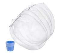 5pcs Paint Strainer Bags 5 Gallon, White Fine Mesh Paint Filter Bag Elastic Opening Bucket Filtering Bag for Hydroponics Painting Gardening