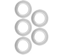 5pcs Parrot Nest Anti-bite Ring Metal Birds Nest Box Ring Silver | Wooden Birdhouses, Nest Hole Protection, Iron Build, Smooth Mellow Finish, Simple Compact Style for PET Stores and Owners