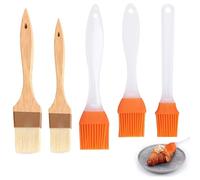 5Pcs Pastry Brushes, Pastry Brushes for Baking for Cooking, for Any Kitchen, from Daily Home Cooking to Outdoor Camping and Picnics