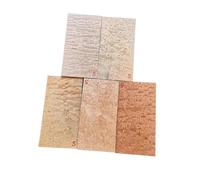 5pcs Pattern Shabili Water Wave Pattern Guitar Headstock Veneer Head Plate Making Material Guitar DIY MaterialWooden(5)