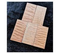 5pcs Pattern Shabili Water Wave Pattern Guitar Headstock Veneer Head Plate Making Material Guitar DIY MaterialWooden(4)