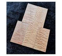 5pcs Pattern Shabili Water Wave Pattern Guitar Headstock Veneer Head Plate Making Material Guitar DIY MaterialWooden(3)