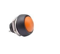 5PCS PBS-33B 12mm Momentary Push Button Switch, Mini Round Panel Mount Self Reset, 2 Pin 1A DC 12V, DIY Electric Control, 7 Colors(Orange Reset,20PCS)