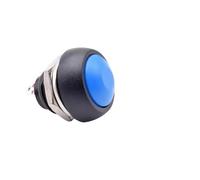 5PCS PBS-33B 12mm Momentary Push Button Switch, Mini Round Panel Mount Self Reset, 2 Pin 1A DC 12V, DIY Electric Control, 7 Colors(Blue Reset,100PCS)