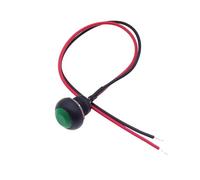5PCS PBS-33B 12mm Momentary Push Button Switch ON-OFF Waterproof Self Locking Switches with Wires(Orange Reset,5PCS)