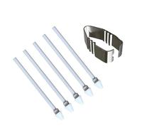 5Pcs Pen Refills with Clip for Tab S11 / S11Ultra Styluses Attachment for Artists and Designers Refills