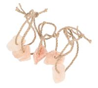 5pcs Pet Salt Licking Block Pendant for Rabbit and Hamster Beige