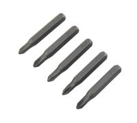 5pcs PH0000 PH000 PH00 PH0 PH1 PH2 Screwdriver Bits 4mm Hex Shank H4 x 28mm Cross Head Driver Set for Electric Drill Power Tools Electronics Repair(5 x PH1)