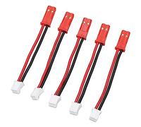 5pcs PH2.0 to JST Plug Adapter Cable, PH2.0 Male 2P to JST Male Connection Wire for Axial SCX24 1/24 RC Tracked Vehicle Hand & Wrist Braces