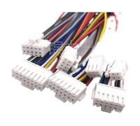 5Pcs PHB2.0 PHB 2.0MM Wire Cable Connector 2x2/3/4/5/6/7/8/ Pin Pitch Female Plug Socket 20cm Length 26 AWG(2x2P (5 PCS))