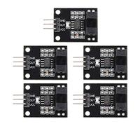5Pcs Photoelectric Sensor Module | LM393 Chip & Infrared Head for Counting/Speed Measurement | DC 5V Low - Level Output | 32x11x20mm