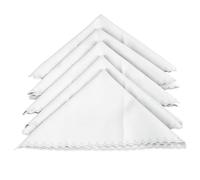 5PCS Piano Cleaning Cloth, Premium Piano Plush Polishing Cloths Musical Instruments Polishing Cleaning Cloth for Guitar Bass Violin (White