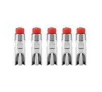 5Pcs Pig Nipple Drinker Red Duckbilled Piglets Waterer Stainless Steel Pig Water Feeder Farm Poultry Automatic Waterer