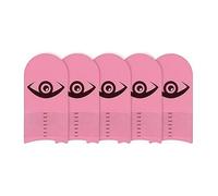 5Pcs Pink Eyelash Ruler, Eyelash Stencils Ruler for Measure Eyelashes LengthEyebrow Lash Measuring Tool Beauty Tools for Women
