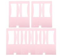 5pcs Pink Foldable Paper Flower Packaging Box for Fresh Flowers | Portable Space Saving Design, Creative Chic Style, Bouquet Packing Case for Shop Display and Arranging