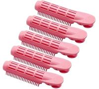 5Pcs Pink Volumizing Hair Root Clip Natural Fluffy Hair Root Clip,Volume Hair Curler Clip Diy Curler Fluffy Clamps Rollers Hair,Hair Rollers,Styling Tools and Appliances for Women,Hair Brushes