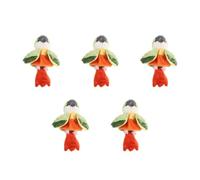 5pcs Pirate Parrot Hand Puppet, Polyester Plush Storytelling Doll | Soft Huggable Feel, Realistic Bright Colours, Comfort Grip, Supports Speech Skills during Story Time, Christmas or Halloween