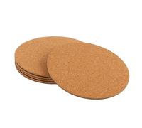 5pcs Plant Coaster Mat round Cork Pp Film for Plant Pots and Planters