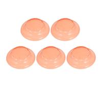 5pcs Plastic Detector Protective Cover, Red Dustproof Shield | Reusable Easy Removal Design, Helps Prevent False Alarms, for Offices and Homes, Extends Device Longevity