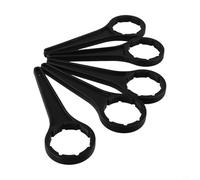 5pcs Plastic Drum Cap Spanner Set for 20L 30L Bucket, Designed to Reduce Effort and Save Time When Opening or Closing (Black)