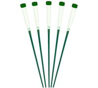 5pcs Plastic Flower Water Tubes for Arrangement, Green Reusable Vials