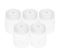 5pcs Plastic Media Bottles for Experimental Scenarios and Tissue Engineering, Reusable Lab Chemical Containers with Easy Sample Placement, Suitable for Solid Medication and Liquid