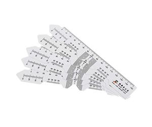 (5pcs) Plastic Pupil Distance Meter Eye Ophthalmic Tool,Optical PD Ruler, New Soft Ruler