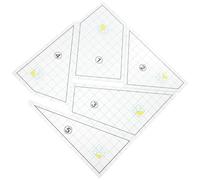 5pcs Plastic Quilting Template Ruler for DIY Sewing and Manual Cutting