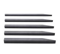 5Pcs Plastic Silicone Tooling Sticks for Smoothing Sealant, Mastic & Caulk - Straight Edge Sealant Finishing Tools - Easy Grip Silicone Smoother Set 6mm 8mm 10mm 12mm 15mm