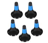 5pcs Plastic Sports Cones for Training, Agility Drills and Basketball | Lightweight Cone Shape, High Visibility and Stable Design, for Players and Athletes in Drills
