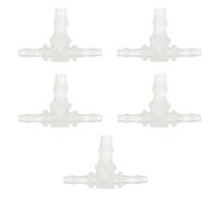 5pcs Plastic T Junction Connector for Aquarium Pipe and Air Tube | Safe Sturdy Plastic Fitting, Easy Installation, Standard Aquarium Pipelines, Tee Connector, Pipe Connector