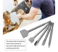 5pcs Plus Chisel Chisel Set Hong Life High Performance Ideal to Break The Concrete Stone The Wall for Construction Workers