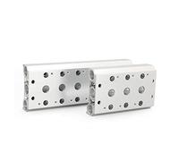 5pcs Pneumatic Solenoid Valve Base Board Air Exhaust Plate Type 4V210-08 4V220-08 4V200 200M 4F 6F 8F 10F 12F