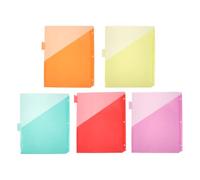 5pcs Pocket Dividers for 3 Ring Binders, Plastic Insert Tabs