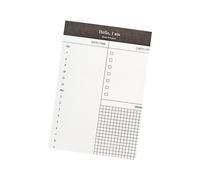 5Pcs Pocket Size 85x125mm Business Memo Pad, Checklist | 50Sheets / Pad for Meetings Project Documentation, Daily Planning Checklists and Schedules Management