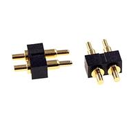 5PCS Pogo Pin Connector Spring Loaded Contact Test Probe Power Charge Header Pins 2.54 Grid 7.0mm High,DIP,1×2 Pin